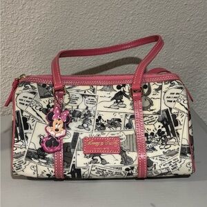 Disney Pink and Black Comic Satchel